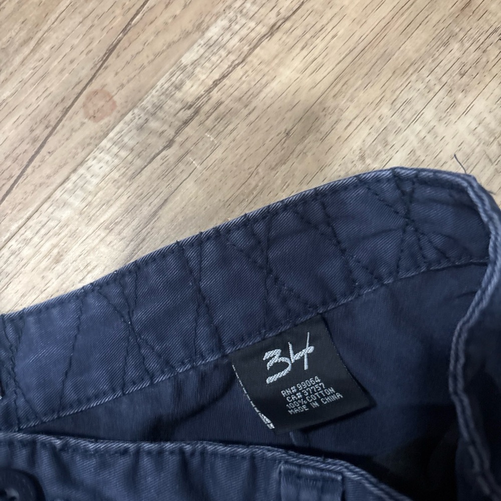 Men's billabong Navy Cargo Shorts - Classic Comfort Y2K skater - Picture 5 of 9